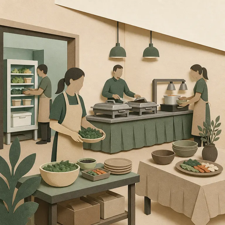 Für den Vereinsabend das Menü an Raum, Zeit und Ausgabe anpassen – Illustration